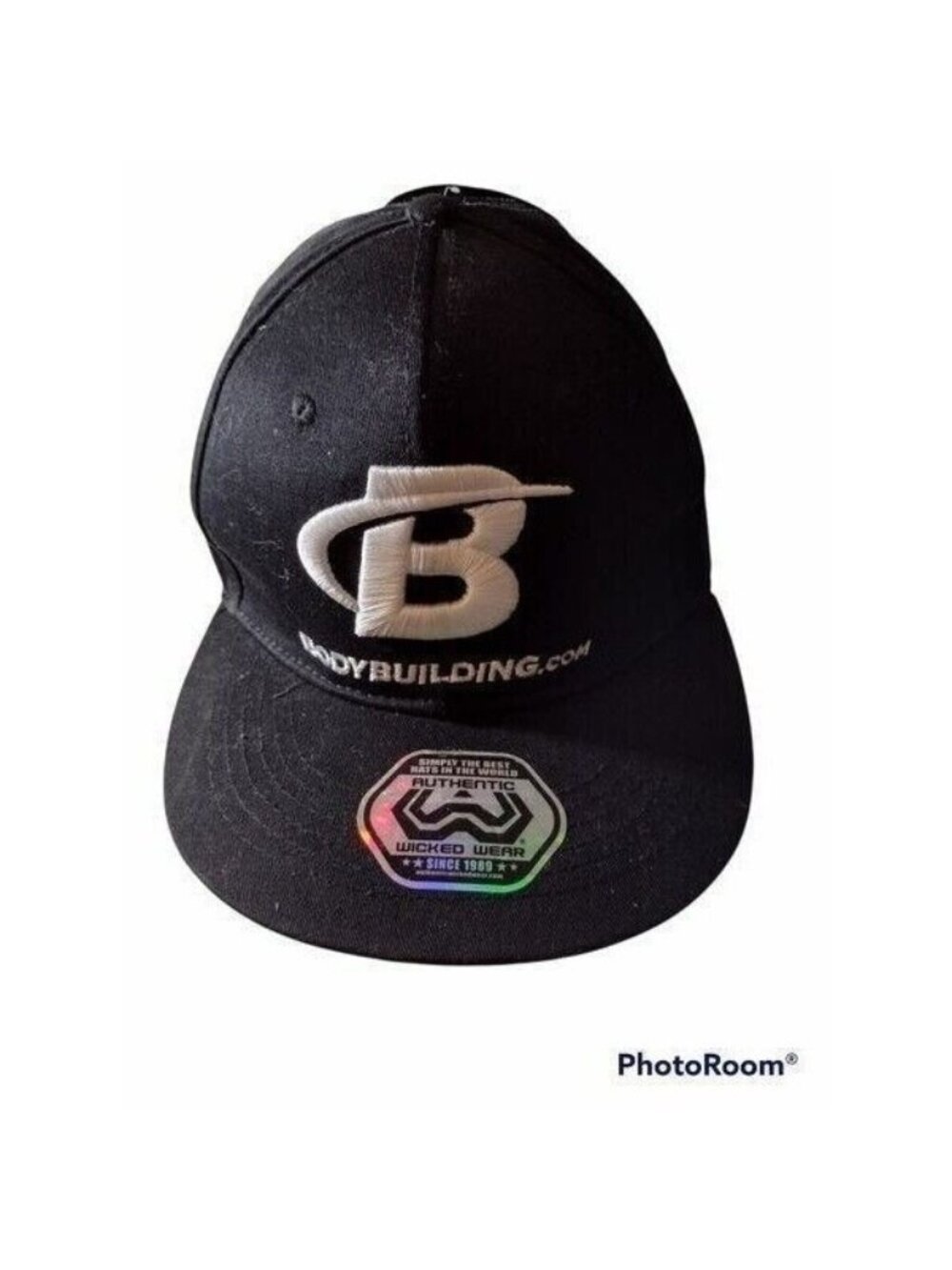 Authentic Wicked Wear - Bodybuilding.com - Black Snapback Hat new with tags